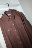90-00's linen shirt with one side pocket