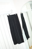 80-90’s Betty Barclay - silk wide silhouette tuck trousers (NOS)