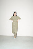 80’s Les Copains - silk open-front shirt dress