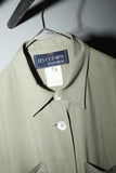 80’s Les Copains - silk open-front shirt dress