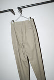 80-90’s European label - linen/cotton wide tuck trousers