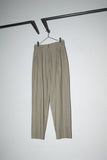 80-90’s European label - linen/cotton wide tuck trousers