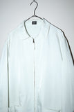 90's C.P.COMPANY - unique glossy fabric zip-up jacket