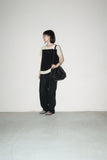 c90’s European label- leather big shell bag