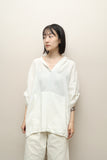 90’s European label - linen hoodie top