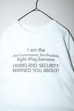 2000's "radical" message print t-shirt