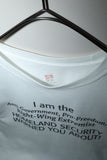 2000's "radical" message print t-shirt