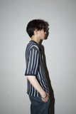 90's VERSACE - rayon semi-sheer knit polo