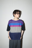80's Italian label - multi color knit top