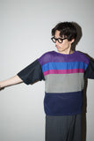 80's Italian label - multi color knit top