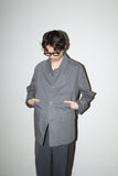 00's linen/cotton hunting detail jacket