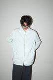 90's C.P.COMPANY - unique glossy fabric zip-up jacket
