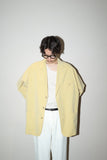80-90’s MESSORI - 3 button light jacket in pastel yellow