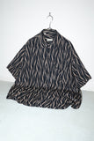 c90's Italina label - rayon abstract pattern shirt ②