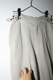 80’s French label - linen military sampling tuck trousers
