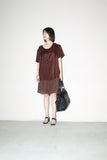 90-00’s European label - rayon satin oversized pullover top