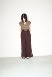 70-80’s European label - linen French sleeve pullover shirt