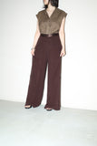 c90's silk sheer layered baggy trousers