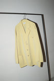 80-90’s MESSORI - 3 button light jacket in pastel yellow