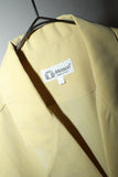 80-90’s MESSORI - 3 button light jacket in pastel yellow