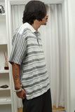 80's switched pattern, pullover shirt
