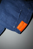 c00’s ETRO - linen 5 pocket straight silhouette pants in indigo-feeling blue