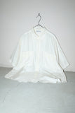 80-90's silk double pocket shirt