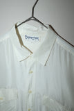 80-90's silk double pocket shirt