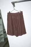 00-10's Massimo Dutti - linen tuck wide shorts