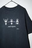 90-00's print t-shirt for wine lovers
