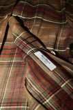 80's Max Mara- linen oversized shadow plaid jacket