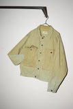 c80's European label - cotton big chest pocket jacket