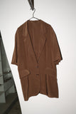 80's silk half sleeve jacket