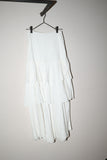 c00's linen layered frill maxi skirt