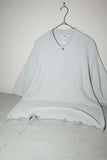 90's silk jacquard knit polo