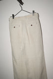 80-90's linen tuck trousers