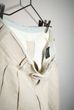 80-90's linen tuck trousers