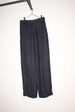 90-00's ARMANI JEANS - linen straight trousers