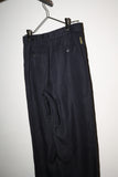 90-00's ARMANI JEANS - linen straight trousers