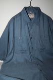 80's European label - rayon double pocket shirt