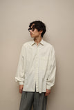 80's MESSORI - cotton dress×casual stripe shirt