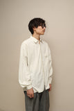 80's MESSORI - cotton dress×casual stripe shirt