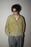 c80's European label - cotton big chest pocket jacket