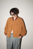 80's Italian label - gimmick blouson with utility chest pocket