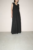 c90's linen maxi casual dress