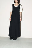 80's rayon square neck pullover dress