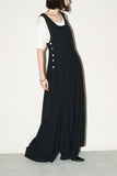80's rayon square neck pullover dress