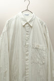 80's MESSORI - cotton dress×casual stripe shirt