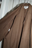 80-90's JAEGER - silk/linen boxy buttonless jacket