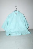 80's Italian label - cotton double pocket pale blue shirt
